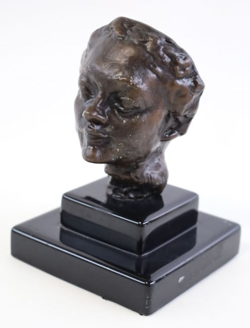 Auguste Rodin Petite tete au nez retrousse Bronze (1 of 6)