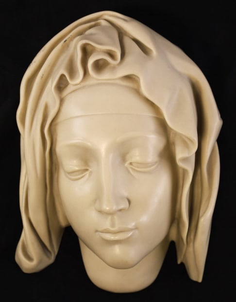 MMA "Head Of The Virgin" Cold Cast Marble Statue (1 of 7)