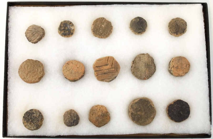 Lot Of 15 Native American Chunkey Stones (1 of 4)