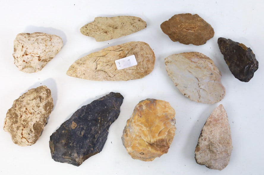 Lot Of 10 Native American Tools (1 of 4)