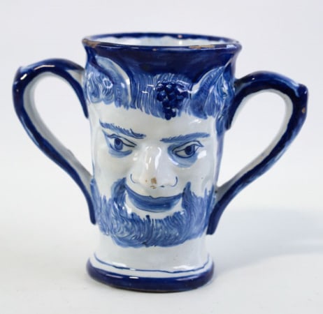 Antique Bacchus French Porcelain 2-Handled Jug (1 of 7)