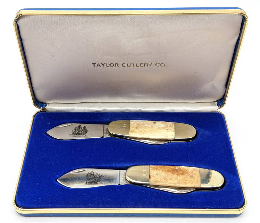 Taylor Cutlery Great American Ships Knife Set Auction