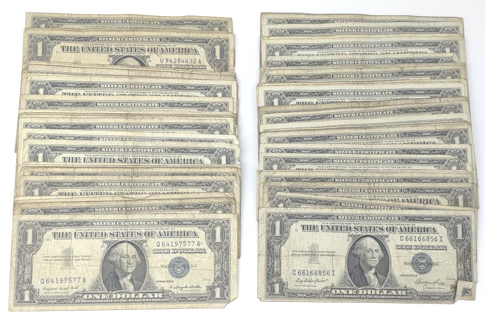 (98) $1 U.S. of American Silver Certificates (1 of 4)