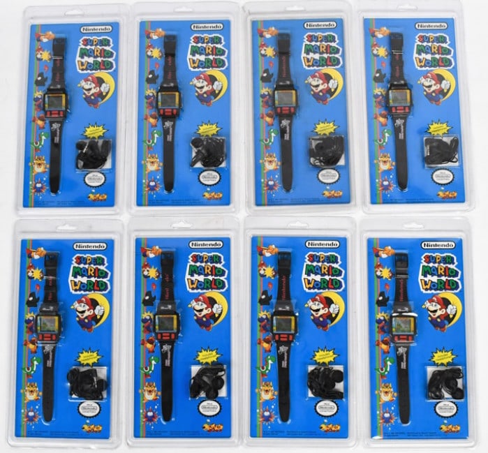 (8) NOS 1991 Nintendo Super Mario World Watch (1 of 11)