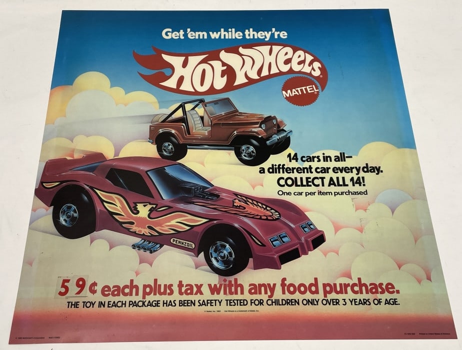 1983 Hot Wheels McDonald's Translite Sign (1 of 7)
