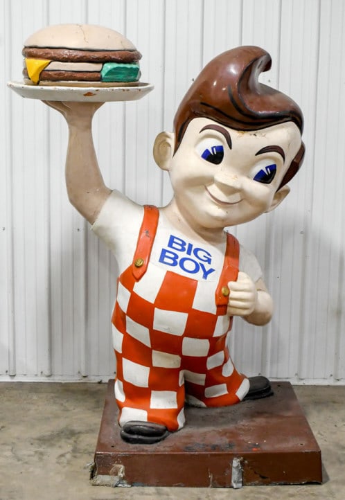 7ft Fiberglass Big Boy Advertising Display Statue