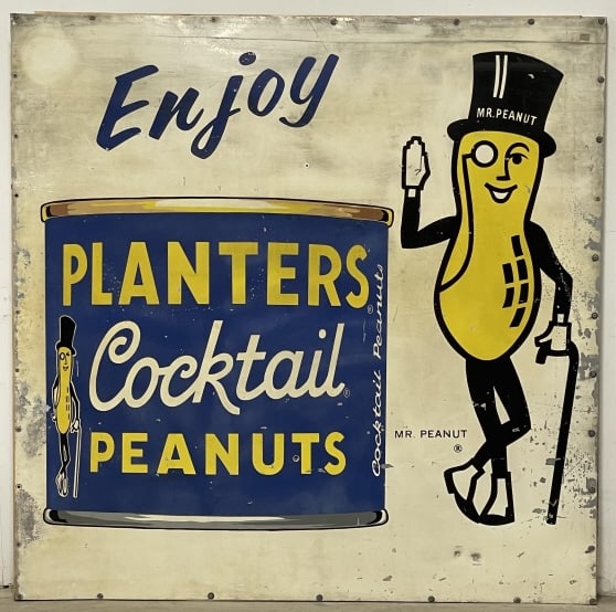 5ft Vintage SST Planters Cocktail Peanuts Sign (1 of 9)