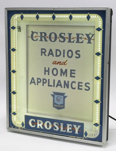 Vintage Crosley Radios Neon NPI Countertop Sign (1 of 11)