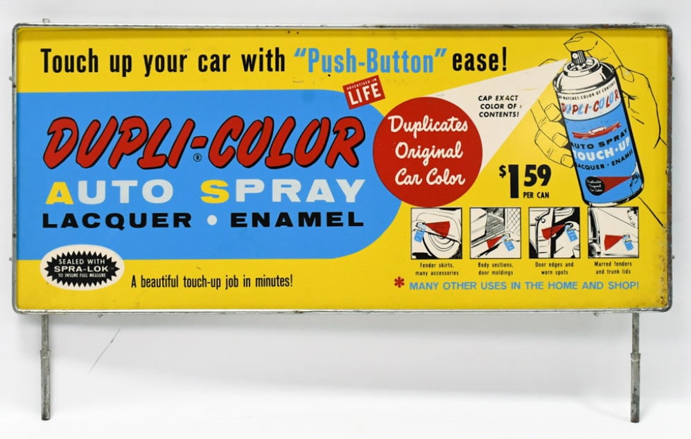 ヴィンテージ 看板 アメリカ DUPLI-CULOR AUTO SPRAY 両面 $_57.JPG?set_id=8800005007