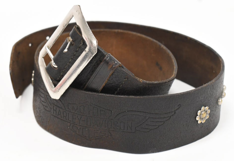1940s-50s Harley-Davidson Leather Studded Belt (1 of 13)