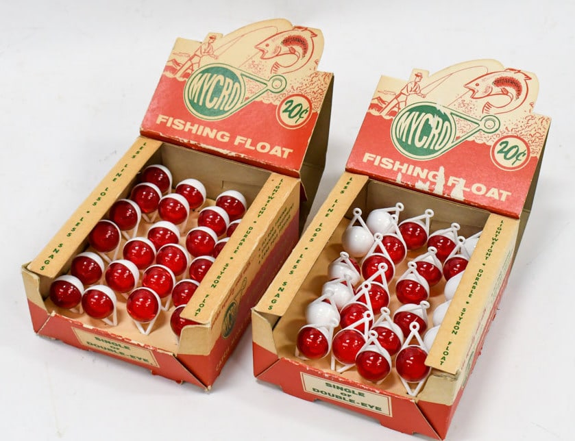 (2) Vintage Mycro Fishing Float Lure Store Display (1 of 7)