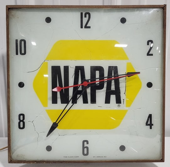 PAM NAPA Lighted Advertising Clock (1 of 10)