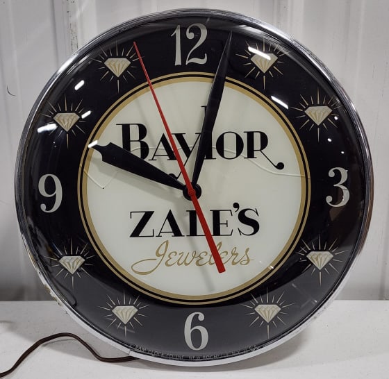 PAM Baylor Zale's Jewelers Advertising Clock (1 of 10)