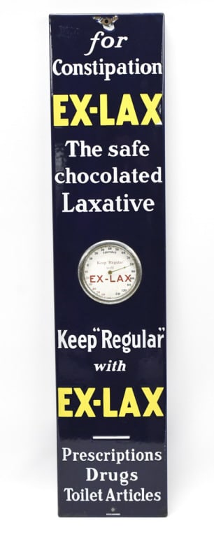 Vintage SSP EX-LAX Pharmacy Thermometer (1 of 8)