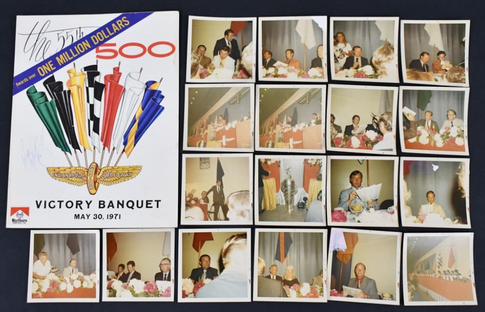 1971 Indy 500 Victory Banquet Program & Photos (1 of 7)