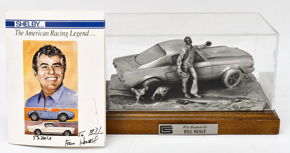 Shelby Mustang GT350R Pewter Statue by Leo Bestgen (1 of 9)