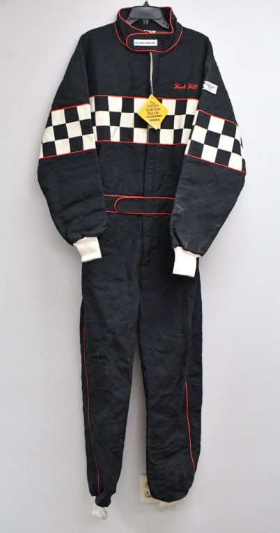 Nomex Herb Hill "Hill Racing Gang" Driving Suit: Vintage new old stock Nomex Herb Hill "Hill Racing Gang" driving suit / uniform. The suit appears to be new old stock with the original Nomex tag. Good condition with light wear from handling and stor