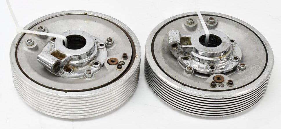 Midget Bell-style Brake Drum and Backing Plate (1 of 6)