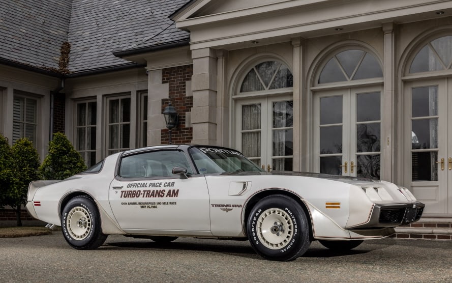 Johnny Rutherfords 1980 Indy 500 Trans Am Pace Car