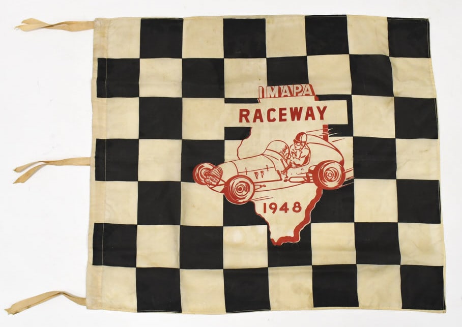 1948 Raceway Park IMAPA Midget Race Checkered Flag (1 of 7)