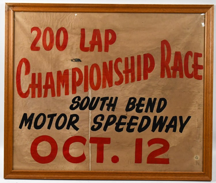 1952 Championship Race South Bend Speedway Poster (1 of 10)