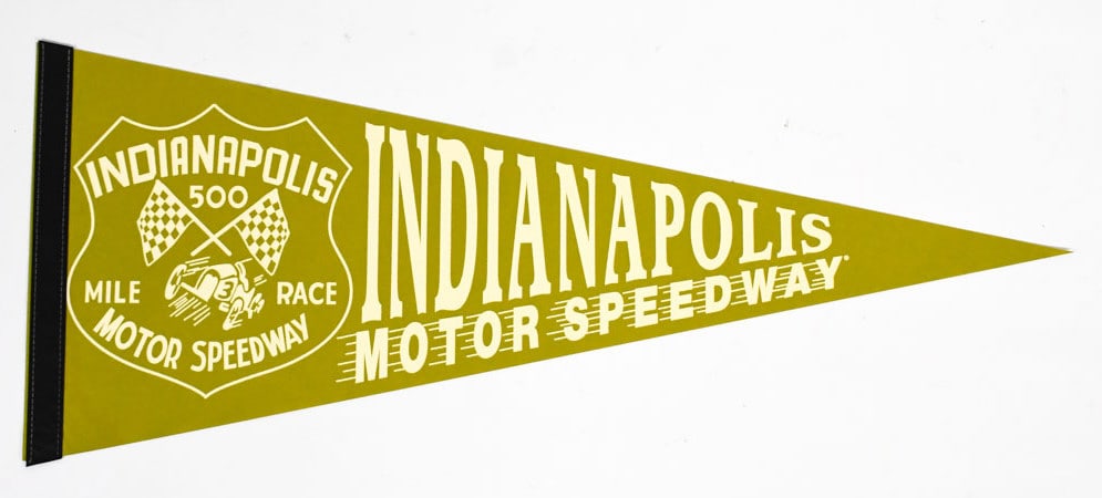 Vintage Indianapolis 500 Motor Speedway Pennant (1 of 7)