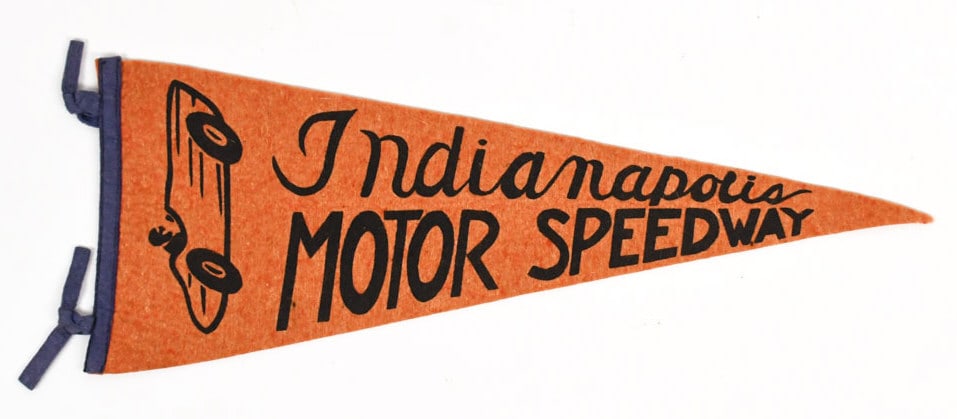 1930s-40s Indianapolis Motor Speedway Pennant (1 of 4)