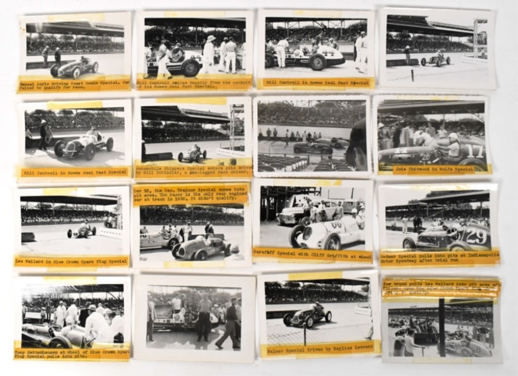 (16) Original 1950 Indianapolis 500 Photographs (1 of 10)