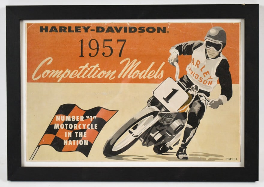 1957 Harley-Davidson Competition Models Adv Poster (1 of 8)