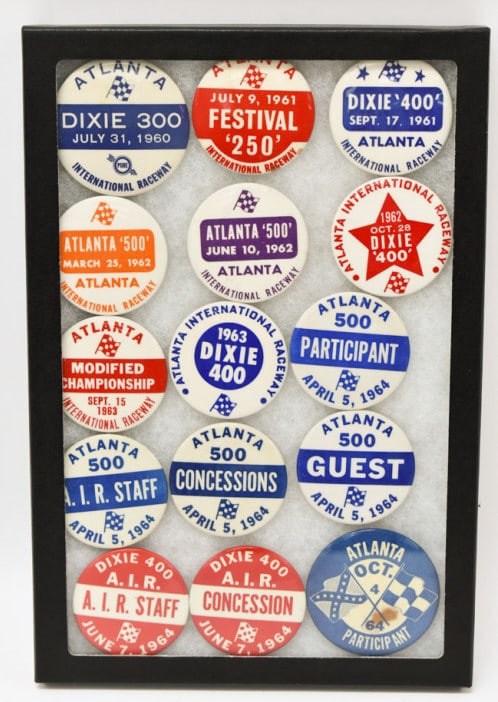 (15) Atlanta Raceway Button Credentials (1 of 5)