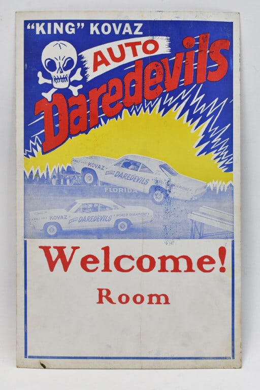Vintage King Kovaz Auto Daredevils Poster (1 of 7)
