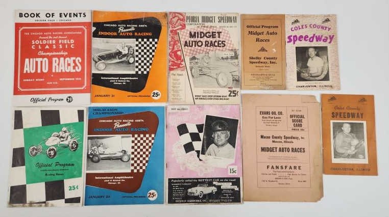 (10) 1940's / 1950's Race Programs (1 of 12)