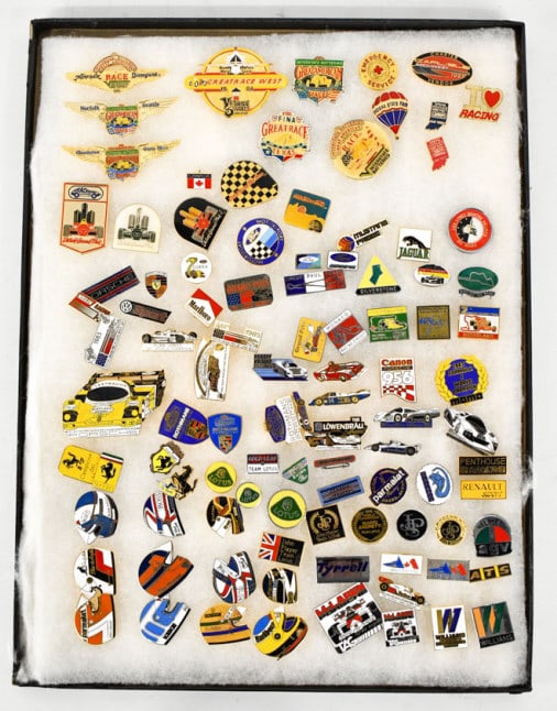 Lot of 80+ Assortment of Collectible Racing Pins (1 of 7)
