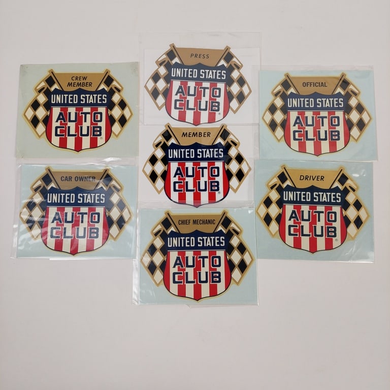 Lot Of  7 USAC Decals (1 of 1)