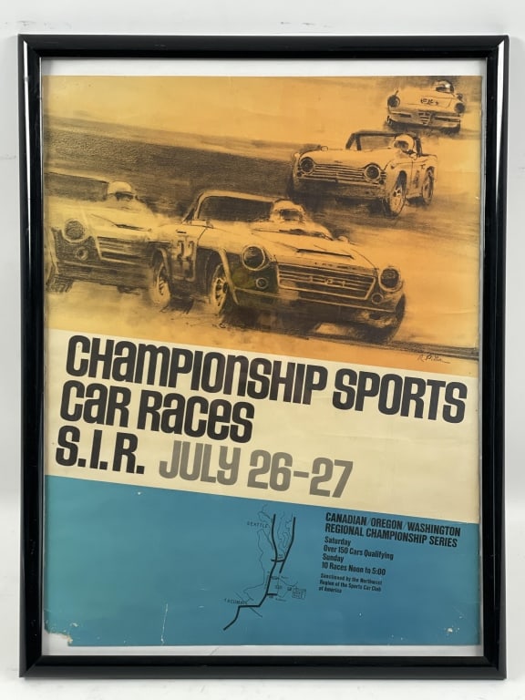 1960s SCCA Championship Sports Car Races Poster (1 of 5)