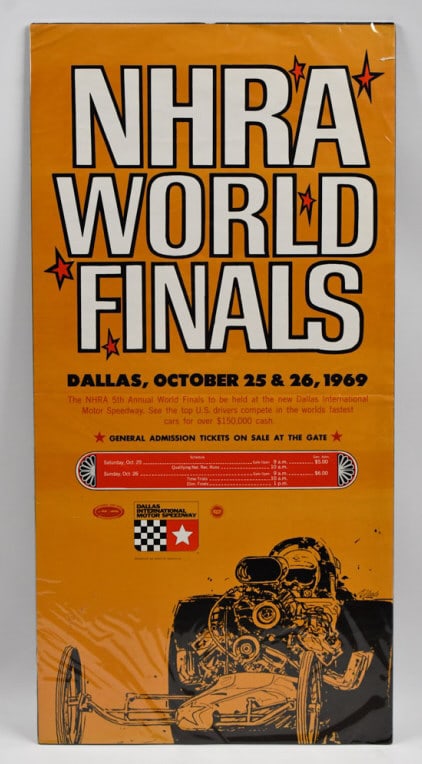 1969 NHRA World Finals Drag Race Poster Bill Neale (1 of 7)