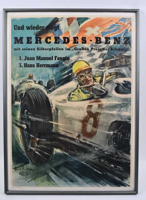 1954 Italian Grand Prix Mercedes-Benz Poster (1 of 7)