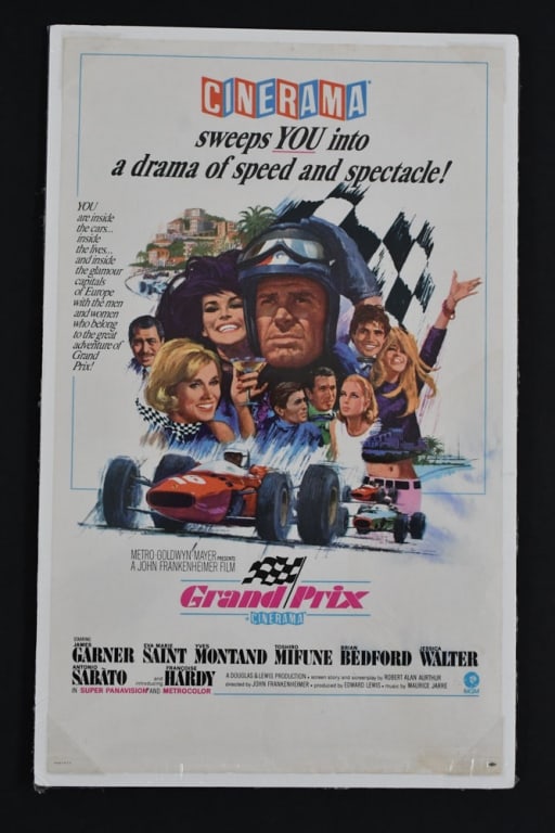 Grand Prix James Garner Cinerama Small Poster (1 of 8)