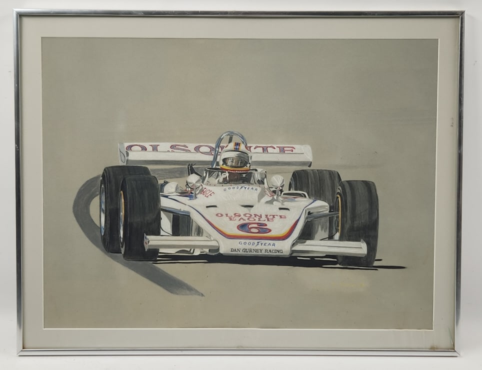 1972 Olsonite Eagle Bobby Unser Illustration (1 of 5)