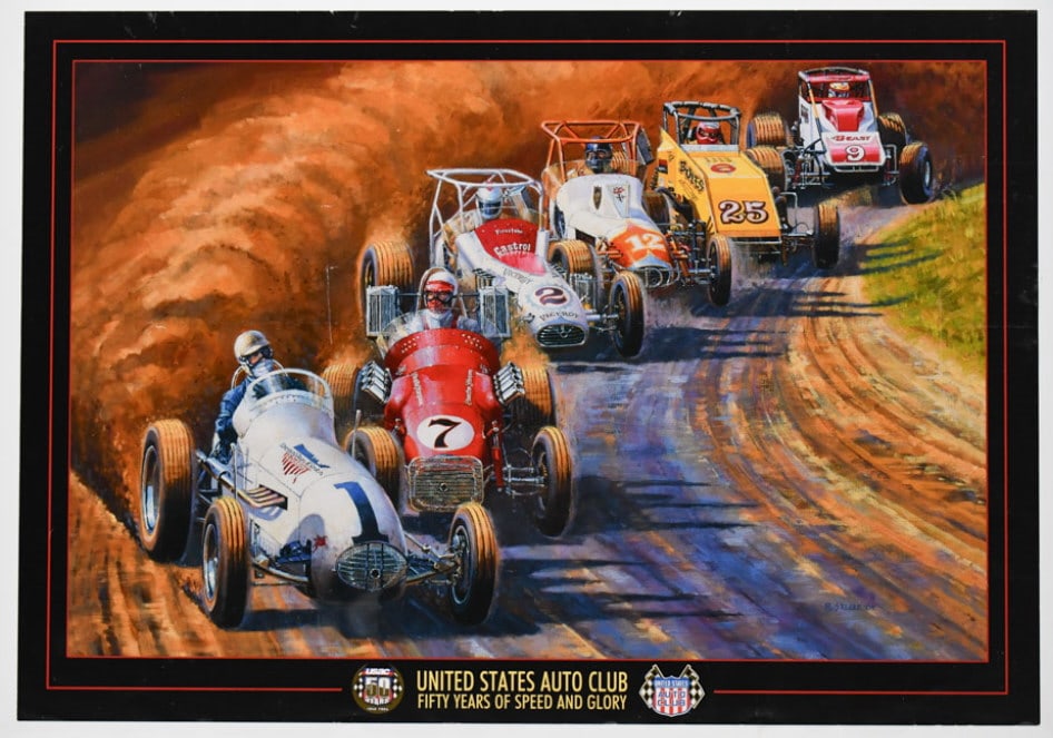 Bobby Unser's U.S. Auto Club 50th Ann Poster (1 of 4)