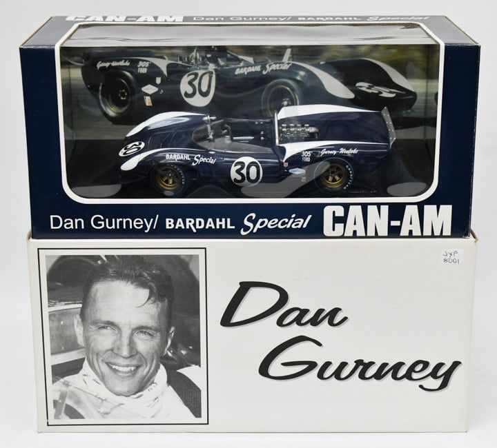 1:18 GMP Dan Gurney CAN-AM Bardahl Special Lola: 1:18 scale diecast GMP Dan Gurney CAN-AM Bardahl Special Lola T70 Spyder with original boxREF#JXF8001