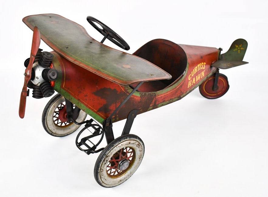 Original Gendron Curtiss Hawk Pedal Plane (1 of 14)