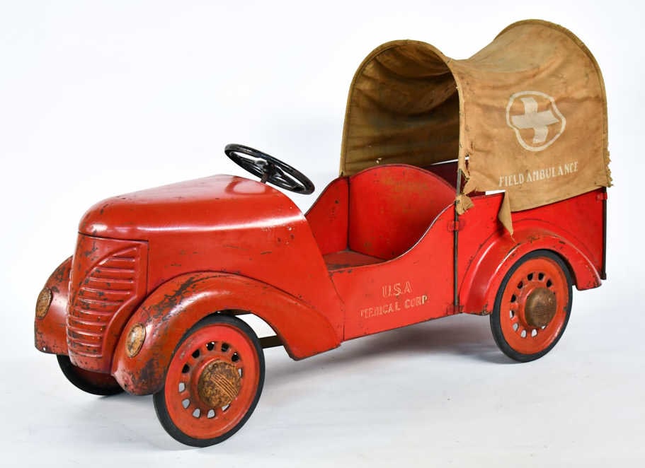 Original Garton U.S.A Medical Corps Pedal Car (1 of 12)