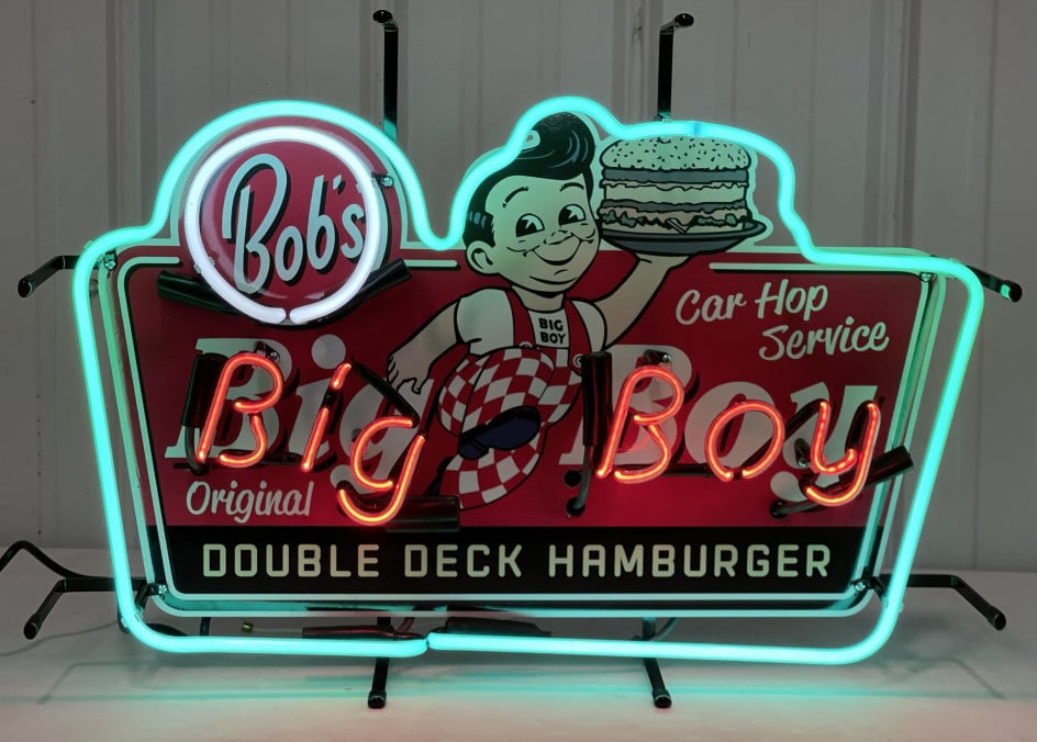 Big Boy 3-Color Modern Neon Sign (1 of 5)