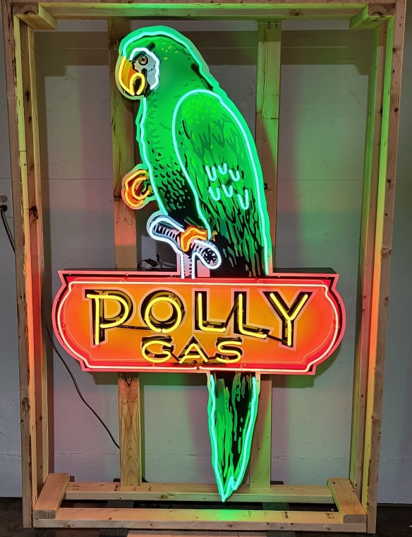 Custom Polly Gas Animated Tin Neon Sign (1 of 6)