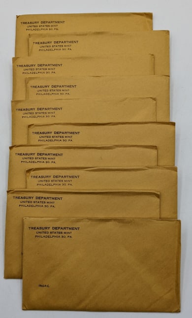 (10) Sealed 1962 United States Mint Proof Sets (1 of 3)