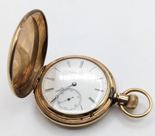 14K Gold Elgin Hunting Case Pocket Watch (1 of 5)