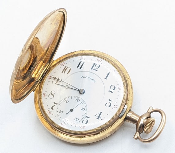1920 Illinois Hunting Case Pocket Watch (1 of 6)