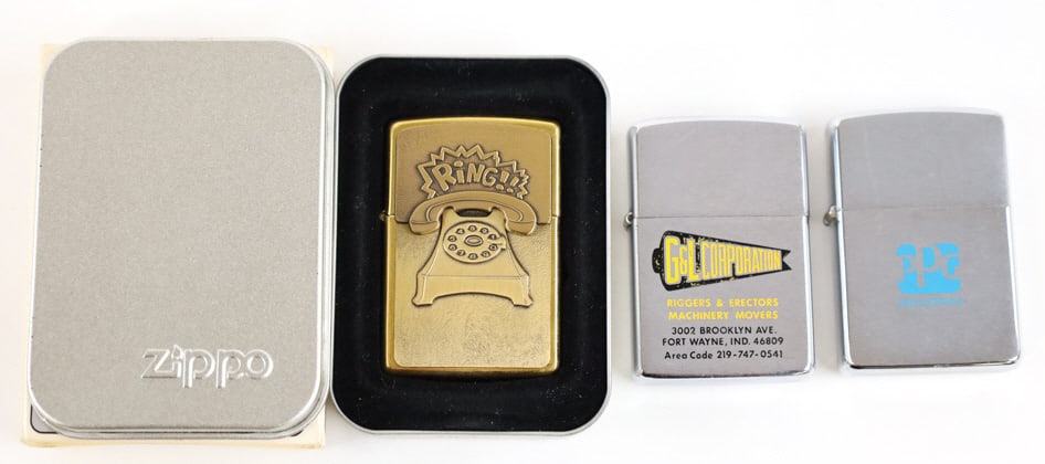 Lot of Three  Zippo Lighters (1 of 8)