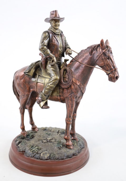 John Wayne Cold Cast Bronze Masterpeice Sculpture (1 of 9)